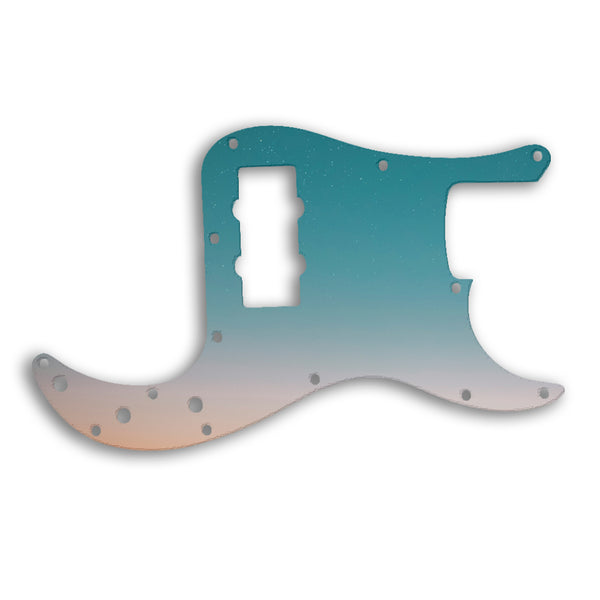 Fender Precision Bass Blacktop Custom Pickguard Scratchplate NIGHT Design