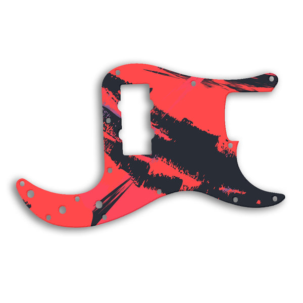 Fender Precision Bass Blacktop Custom Pickguard Scratchplate PAINT Design