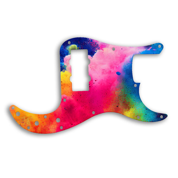 Fender Precision Bass Blacktop Custom Pickguard Scratchplate PAINT Design