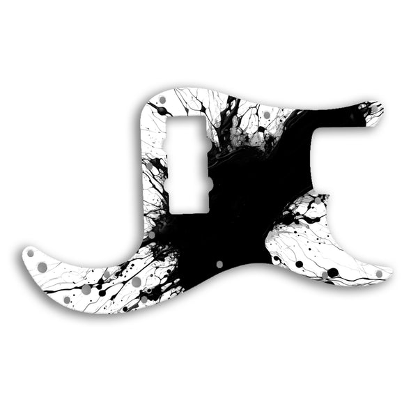 Fender Precision Bass Blacktop Custom Pickguard Scratchplate PAINT Design