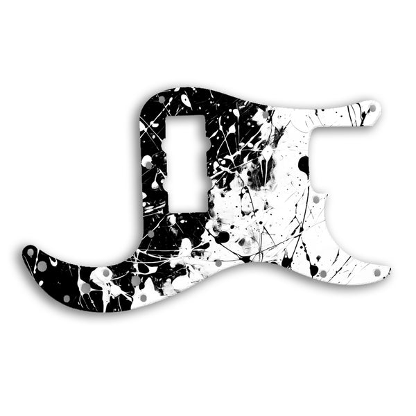 Fender Precision Bass Blacktop Custom Pickguard Scratchplate PAINT Design