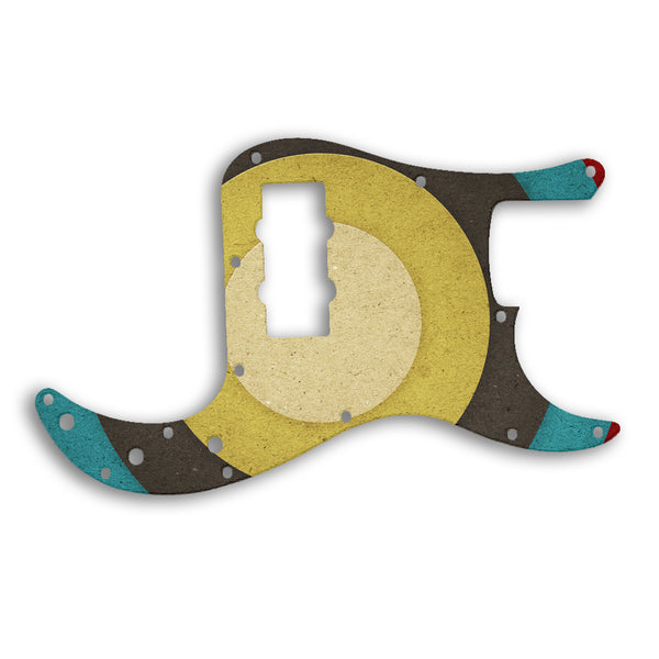 Fender Precision Bass Blacktop Custom Pickguard Scratchplate RETRO Design