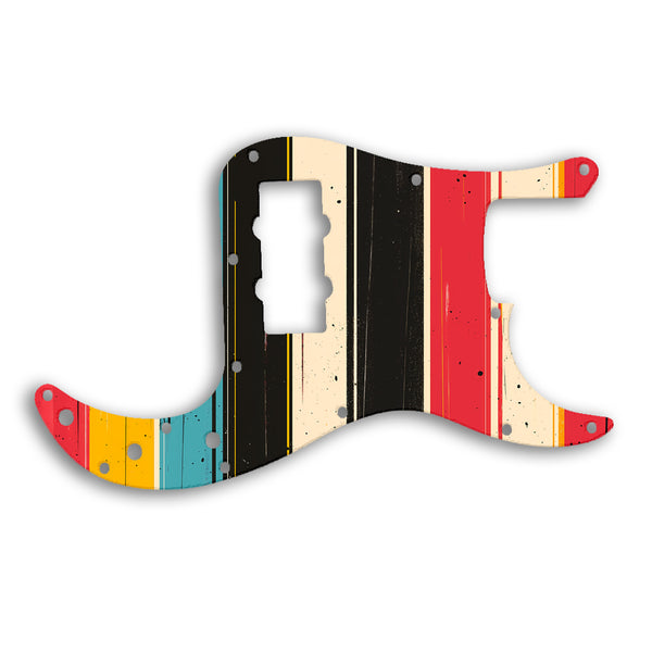 Fender Precision Bass Blacktop Custom Pickguard Scratchplate RETRO Design