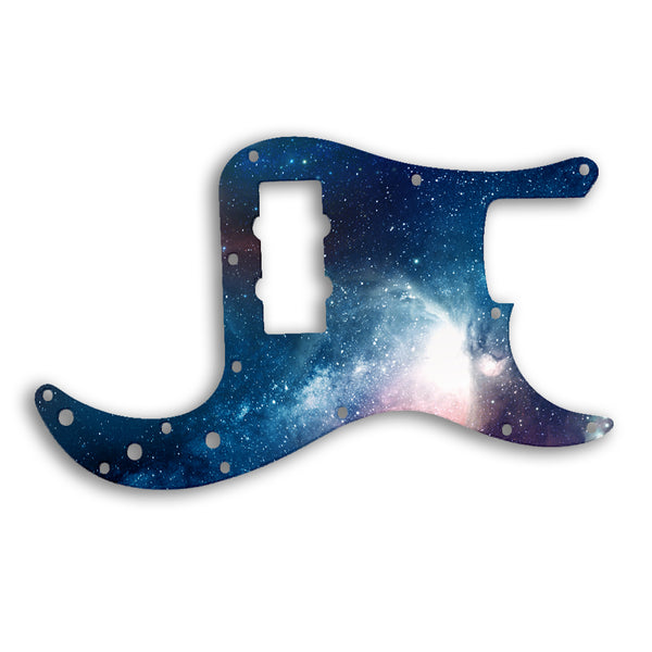 Fender Precision Bass Blacktop Custom Pickguard Scratchplate SPACE Design