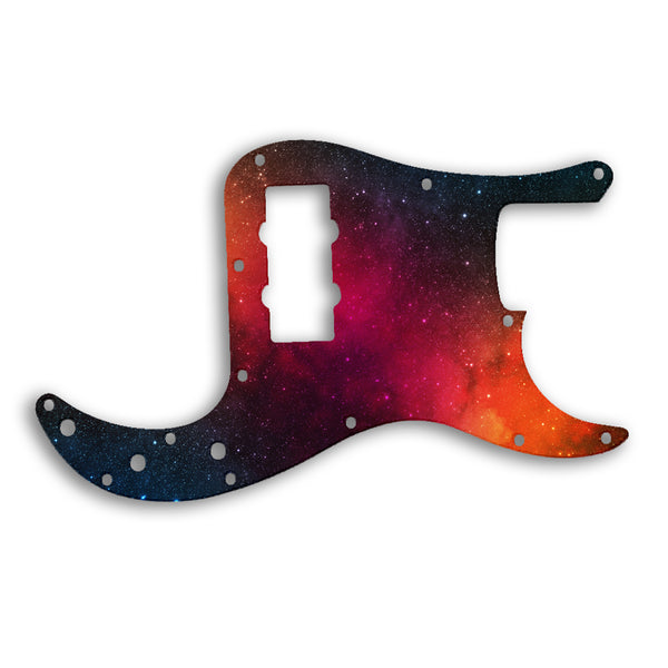 Fender Precision Bass Blacktop Custom Pickguard Scratchplate SPACE Design