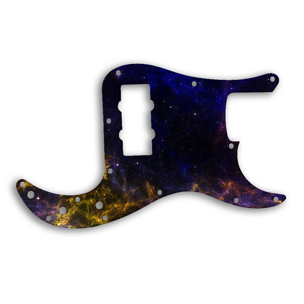 Fender Precision Bass Blacktop Custom Pickguard Scratchplate SPACE Design