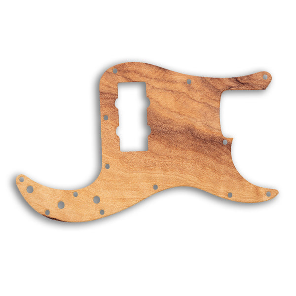 Fender Precision Bass Blacktop Custom Pickguard Scratchplate Wood Design