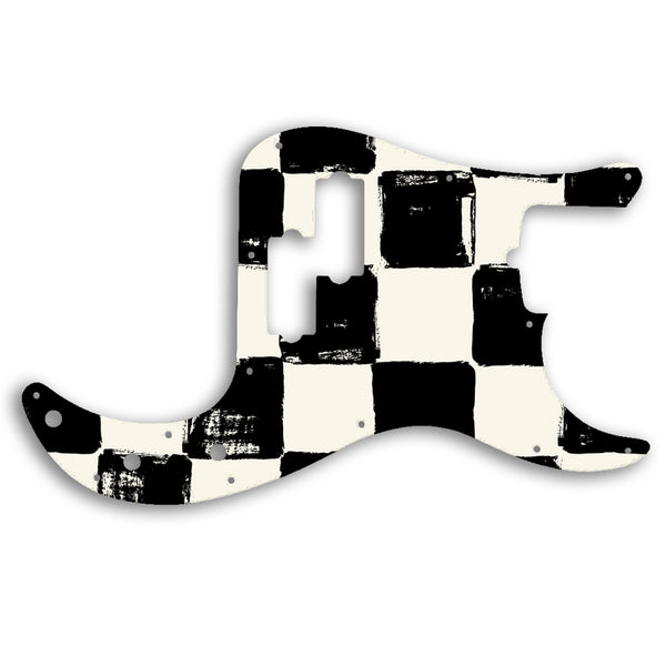 Fender PRECISION BASS AMERICAN PROFESSIONAL 4 STRING Custom Pickguard Scratchplate CHESS Design