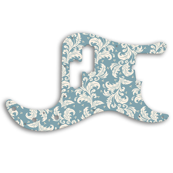 Fender PRECISION BASS AMERICAN PROFESSIONAL 4 STRING Custom Pickguard Scratchplate Floral Design