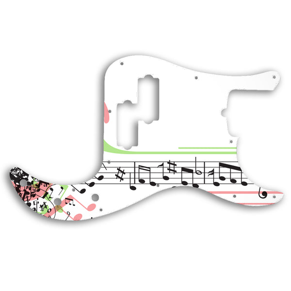 Fender PRECISION BASS AMERICAN PROFESSIONAL 4 STRING Custom Pickguard Scratchplate Music Design