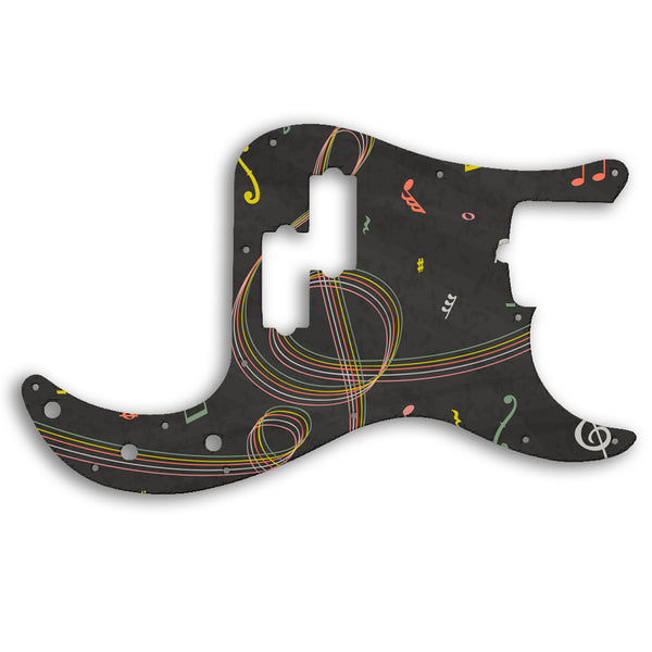 Fender PRECISION BASS AMERICAN PROFESSIONAL 4 STRING Custom Pickguard Scratchplate Music Design