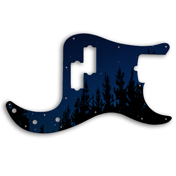 Fender PRECISION BASS AMERICAN PROFESSIONAL 4 STRING Custom Pickguard Scratchplate NIGHT Design