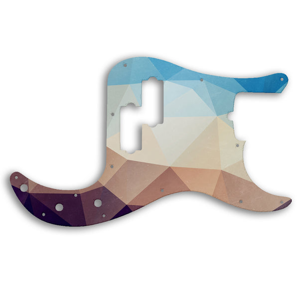 Fender PRECISION BASS AMERICAN PROFESSIONAL 4 STRING Custom Pickguard Scratchplate POLYGON Design