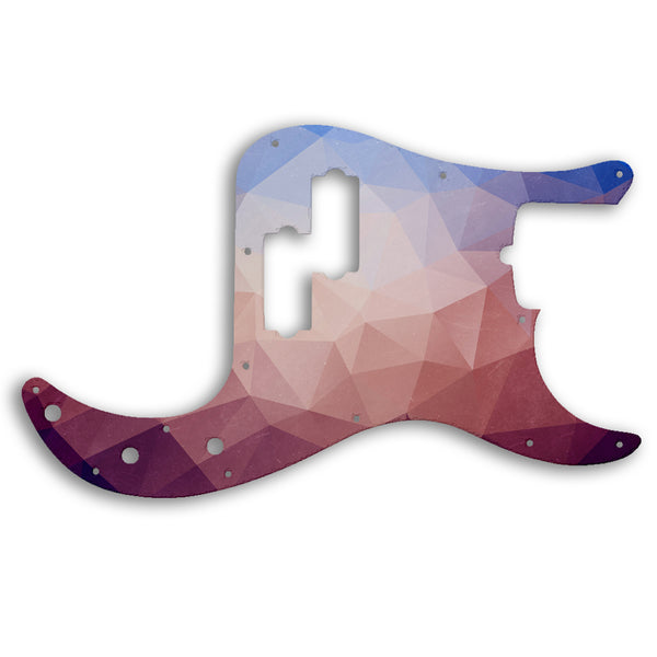 Fender PRECISION BASS AMERICAN PROFESSIONAL 4 STRING Custom Pickguard Scratchplate POLYGON Design