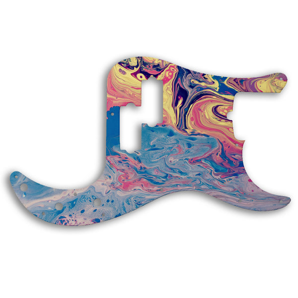 Fender PRECISION BASS AMERICAN PROFESSIONAL 4 STRING Custom Pickguard Scratchplate Pscychedelic Design