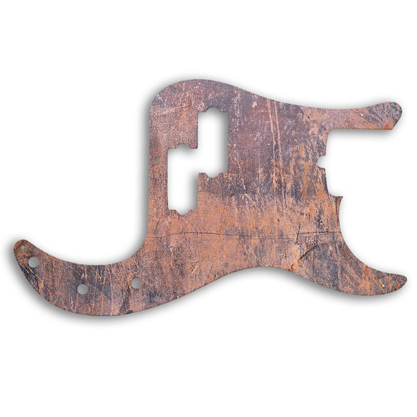 Fender PRECISION BASS AMERICAN PROFESSIONAL 4 STRING Custom Pickguard Scratchplate Rust Design