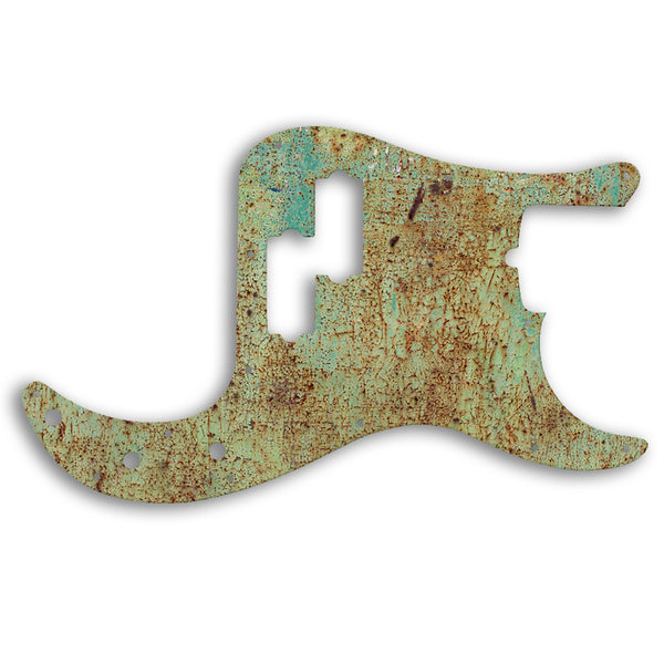 Fender PRECISION BASS AMERICAN PROFESSIONAL 4 STRING Custom Pickguard Scratchplate Rust Design