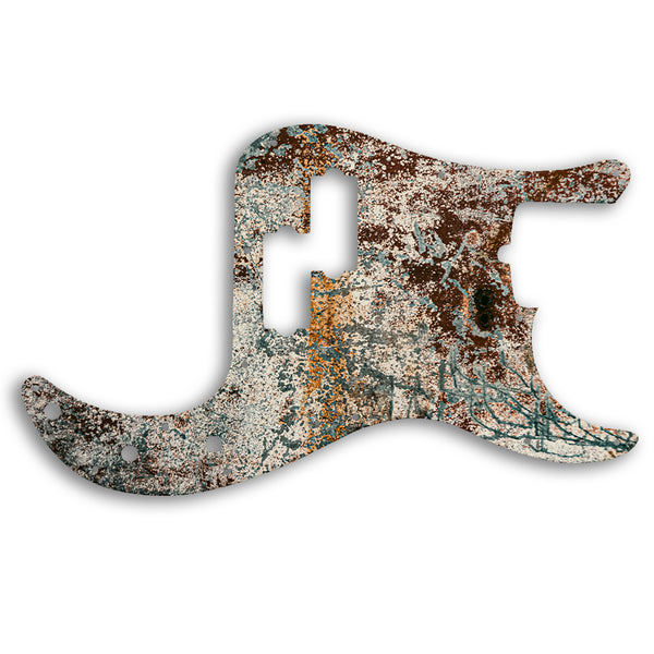 Fender PRECISION BASS AMERICAN PROFESSIONAL 4 STRING Custom Pickguard Scratchplate Rust Design