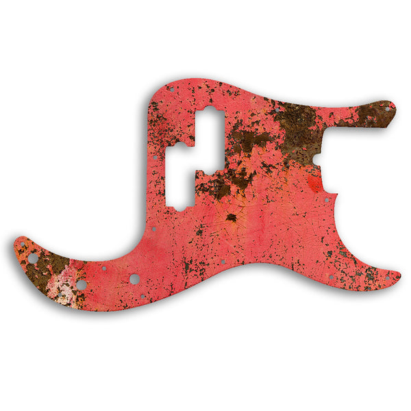 Fender PRECISION BASS AMERICAN PROFESSIONAL 4 STRING Custom Pickguard Scratchplate Rust Design