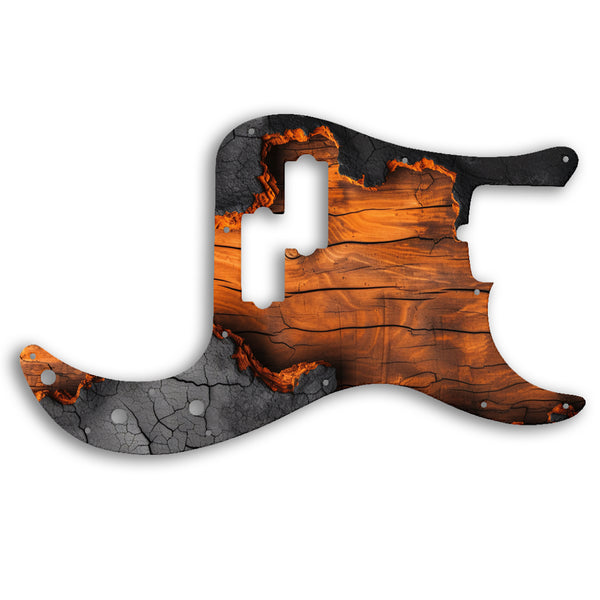 Fender PRECISION BASS AMERICAN PROFESSIONAL 4 STRING Custom Pickguard Scratchplate Wood Design