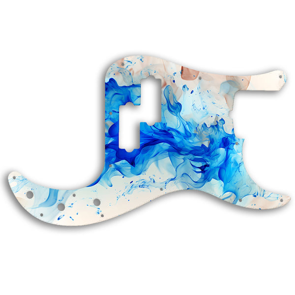 Fender Precision Bass American Performer Custom Pickguard Scratchplate Fire Design