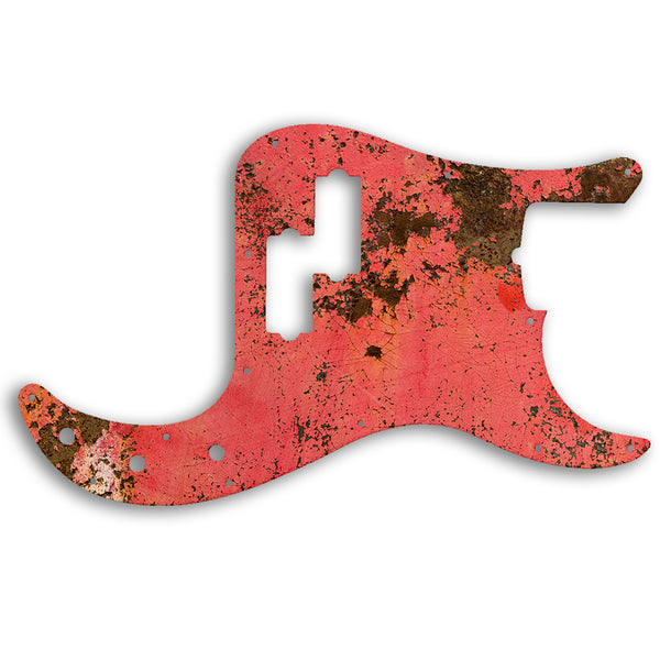 Fender Precision Bass American Performer Custom Pickguard Scratchplate Rust Design