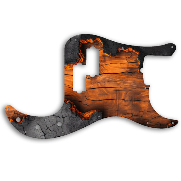 Fender Precision Bass American Performer Custom Pickguard Scratchplate Wood Design