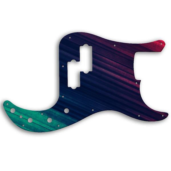 Fender PRECISION BASS 2005-PRESENT MADE IN MEXICO DELUXE ACTIVE SPECIAL Custom Pickguard Scratchplate GRUNGE Design