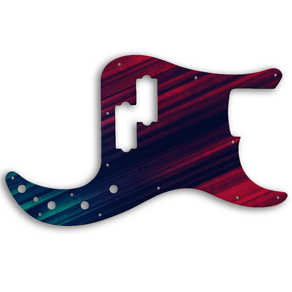 Fender PRECISION BASS 2005-PRESENT MADE IN MEXICO DELUXE ACTIVE SPECIAL Custom Pickguard Scratchplate GRUNGE Design