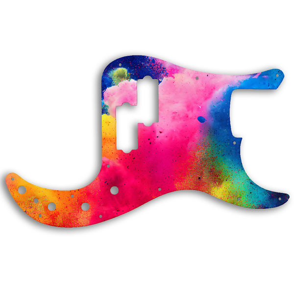 Fender PRECISION BASS 2005-PRESENT MADE IN MEXICO DELUXE ACTIVE SPECIAL Custom Pickguard Scratchplate PAINT Design