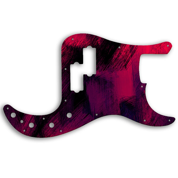 Fender PRECISION BASS 2005-PRESENT MADE IN MEXICO DELUXE ACTIVE SPECIAL Custom Pickguard Scratchplate PAINT Design