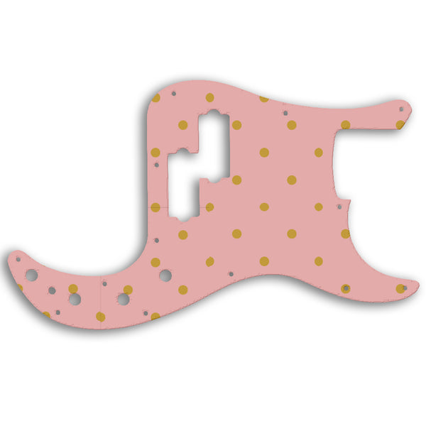 Fender PRECISION BASS 2005-PRESENT MADE IN MEXICO DELUXE ACTIVE SPECIAL Custom Pickguard Scratchplate Pattern Design