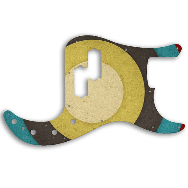 Fender PRECISION BASS 2005-PRESENT MADE IN MEXICO DELUXE ACTIVE SPECIAL Custom Pickguard Scratchplate RETRO Design