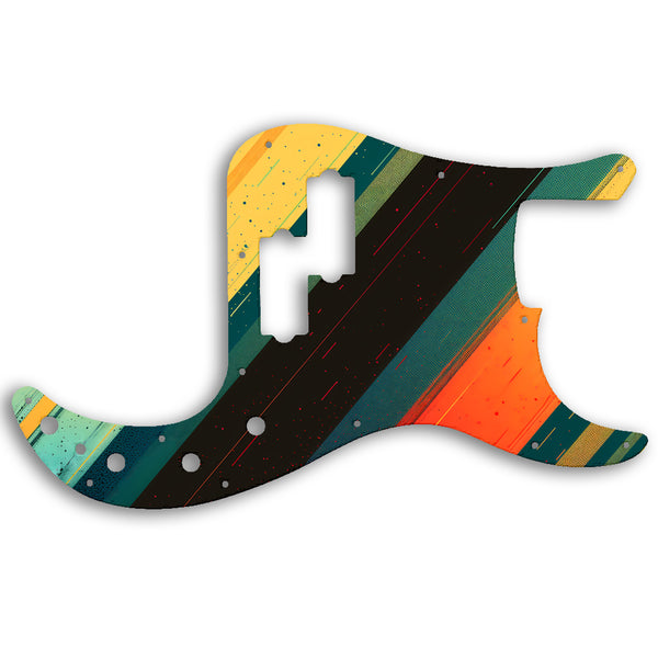 Fender PRECISION BASS 2005-PRESENT MADE IN MEXICO DELUXE ACTIVE SPECIAL Custom Pickguard Scratchplate RETRO Design