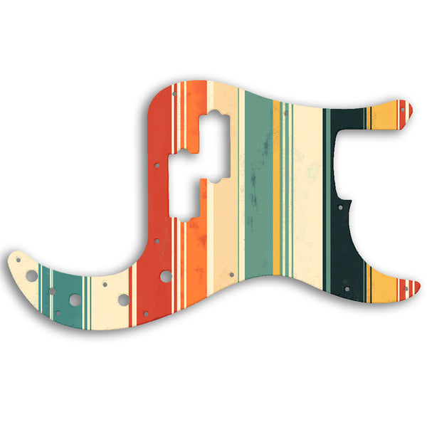 Fender PRECISION BASS 2005-PRESENT MADE IN MEXICO DELUXE ACTIVE SPECIAL Custom Pickguard Scratchplate RETRO Design