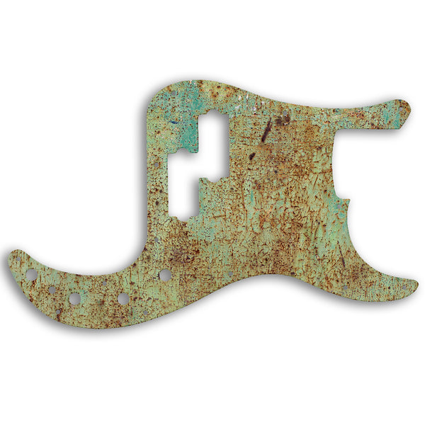 Fender PRECISION BASS 2005-PRESENT MADE IN MEXICO DELUXE ACTIVE SPECIAL Custom Pickguard Scratchplate Rust Design