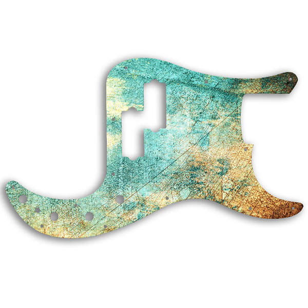 Fender PRECISION BASS 2005-PRESENT MADE IN MEXICO DELUXE ACTIVE SPECIAL Custom Pickguard Scratchplate WALL Design