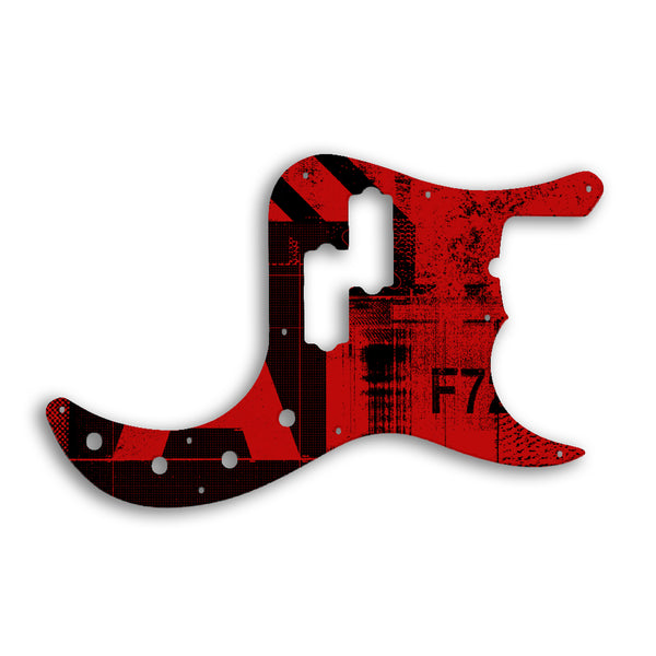 Fender Replacement Fender Precision Bass American Deluxe Pickguard Custom Pickguard Scratchplate ABSTRACT Design