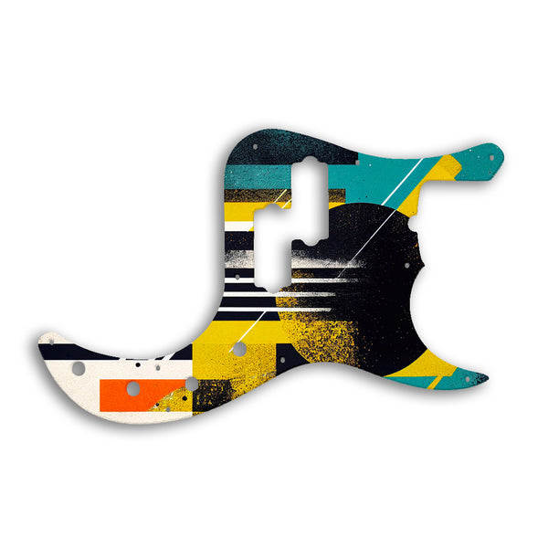 Fender Replacement Fender Precision Bass American Deluxe Pickguard Custom Pickguard Scratchplate ABSTRACT Design