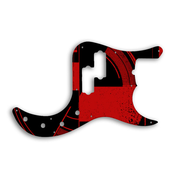 Fender Replacement Fender Precision Bass American Deluxe Pickguard Custom Pickguard Scratchplate ABSTRACT Design