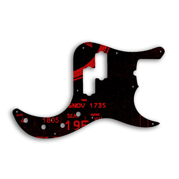 Fender Replacement Fender Precision Bass American Deluxe Pickguard Custom Pickguard Scratchplate ABSTRACT Design