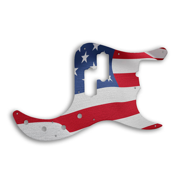 Fender Replacement Fender Precision Bass American Deluxe Pickguard Custom Pickguard Scratchplate Flag Design