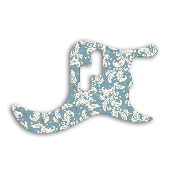 Fender Replacement Fender Precision Bass American Deluxe Pickguard Custom Pickguard Scratchplate Floral Design