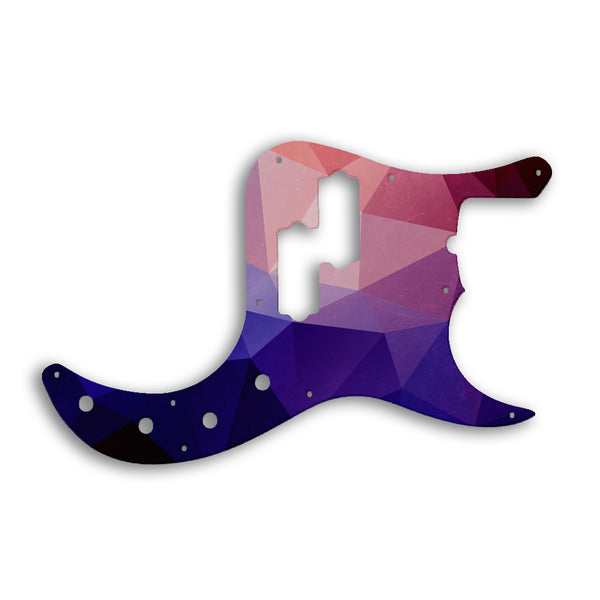 Fender Replacement Fender Precision Bass American Deluxe Pickguard Custom Pickguard Scratchplate POLYGON Design