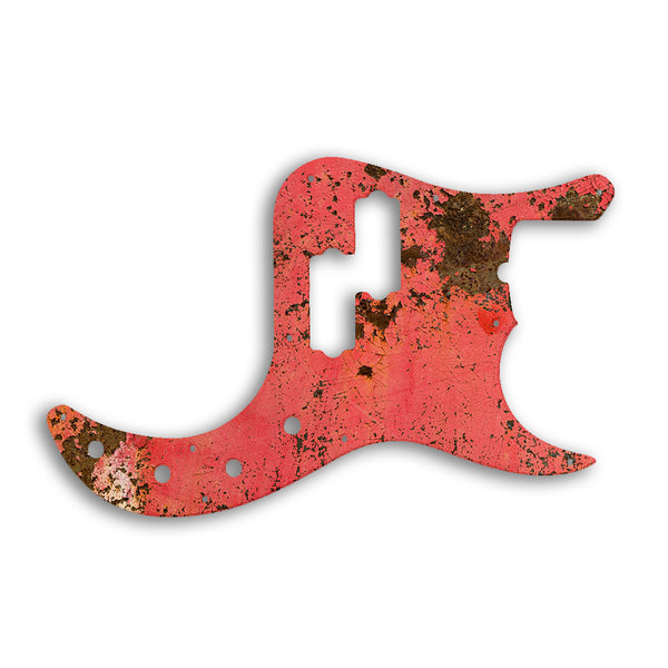 Fender Replacement Fender Precision Bass American Deluxe Pickguard Custom Pickguard Scratchplate Rust Design