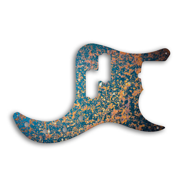 Fender Replacement Fender Precision Bass American Deluxe Pickguard Custom Pickguard Scratchplate Rust Design