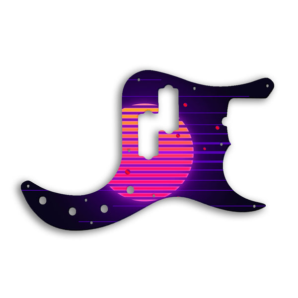 Fender Replacement Fender Precision Bass American Deluxe Pickguard Custom Pickguard Scratchplate TRON Design