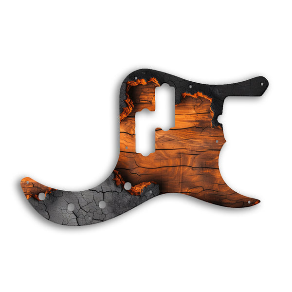 Fender Replacement Fender Precision Bass American Deluxe Pickguard Custom Pickguard Scratchplate Wood Design