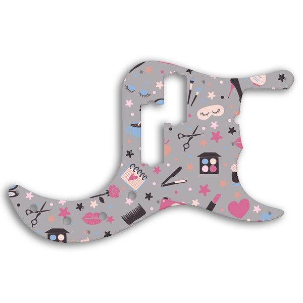 Fender Replacement Fender Precision Bass 5 String American Deluxe Pickguard Custom Pickguard Scratchplate GIRLY Design