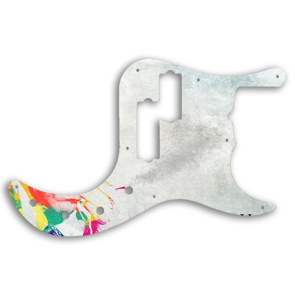 Fender Replacement Fender Precision Bass 5 String American Deluxe Pickguard Custom Pickguard Scratchplate Jimi Design